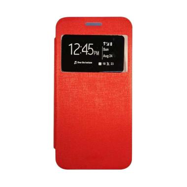 Gea Flip Cover Casing for Xiaomi Mi4i or Xiaomi Mi4C - Merah