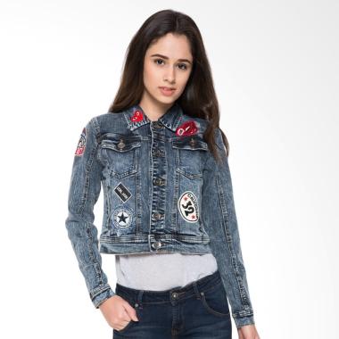 People's Denim Women Quinara Jacket - Abu abu