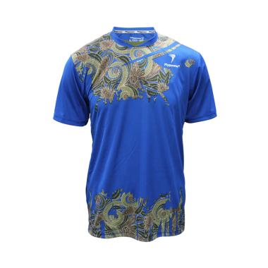 Flypower Krakatau 3 Kaos Badminton Pria - Blue