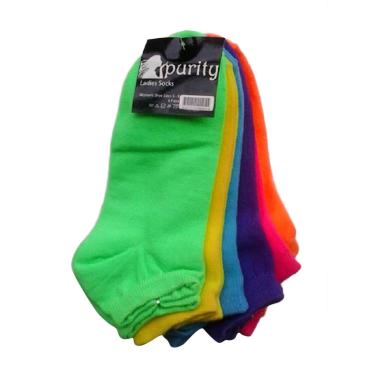 Purity 6in1 Ladies Socks TPU602 Set Kaos Kaki Wanita