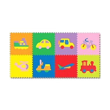 Evamats Motif Transportasi Karpet Puzzle