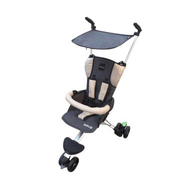 Baby Elle Stroller Wave Kereta Dorong Bayi - Grey