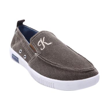 Dr Kevin Men Casual Slip-On 13272 Sepatu Pria - Brown