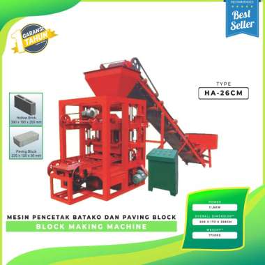 Mesin Cetak Batako - Block Making Machine - HA-26CM - Importir Sparepart