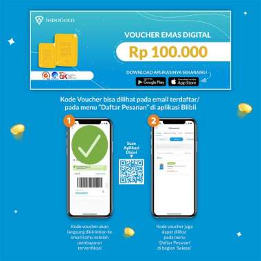 IndoGold Emas Digital Voucher [Rp100,000]