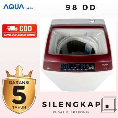 MESIN CUCI 9 KG AQUA QW 98 DD GARANSI RESMI