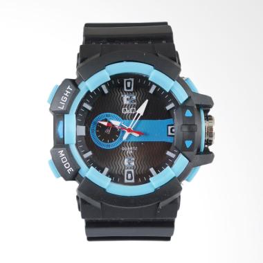 Swiss Army Jam Tangan Analog Pria Black & White Free Wallet Rubber Source · Stainless Hitam