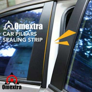 Peredam Suara Karet Pilar Mobil Omextra Car Pillar Seal Strip Pillars - Pilar Sealing BLACK