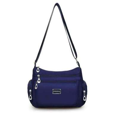 Z-004 - SELEMPANG - TAS IMPORT MURAH - TAS WANITA - TAS NILON ANTI AIR ! NAVY