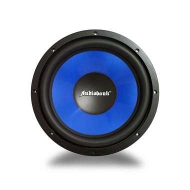 Subwoofer Audiobank 12 inch Double Voice Coils hitam biru