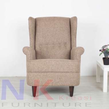 arm chair classic, kursi sofa wing chair single seater - JABODETABEK ONLY