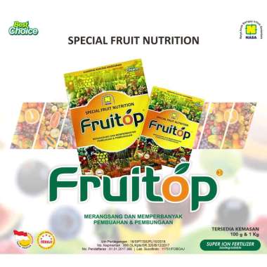FRUITOP - PUPUK ORGANIK UNTUK BUAH-BUAHAN - Pupuk Terampuh - Terbukti - Tercepat - Pupuk Percepat Tu