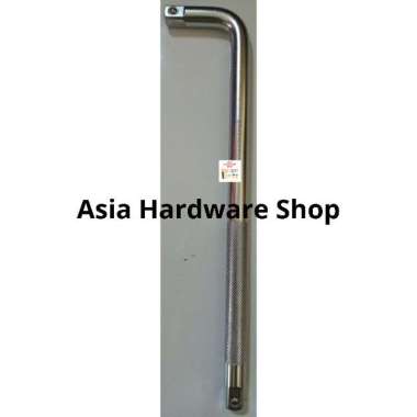LIPPRO Gagang Kunci Sock L Offset Handle 1/2" x 12" Gagang Kunci Sok L 1/2 Inch x 12 Inch