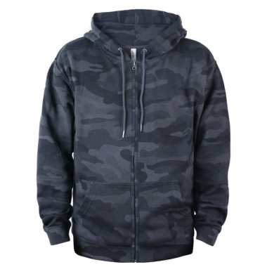 Jaket Sweater Hoodie Polos Original - NSA Zip Hooded 9600 - CAMO, Ukuran Pakaian S BLACK CAMO
