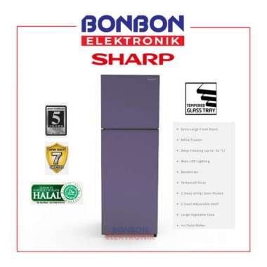 Sharp Kulkas 2 Pintu SJ-326XG-CP / SJ 326 XGCP / SJ326