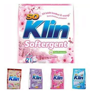 Deterjen Bubuk Soklin Softergent 70gr / Deterjen Termurah / Deterjen Bayi
