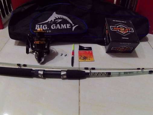 1 SET PANCING LAUT DENGAN KEKUATAN HINGGA 12KG PANJANG JORAN 165