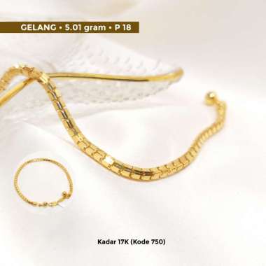 Jual Gelang Emas 750 Terbaik Januari 2022 - Harga Murah ...