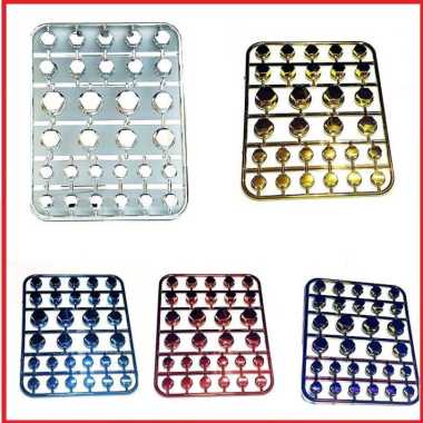 harga Cover Tutup Baut Monel Probolt Polos CNC Aksesoris Variasi Motor Universal Satria Fu 150 Beat Mio SILVER Blibli.com