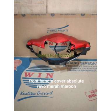 batok depan / front handle cover absolute revo merah maroon merk win