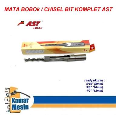 AST Mata Bobok Kayu Mata Bor Bobok Chisel Bit 8mm 10mm 12mm AST 5/16" 8mm
