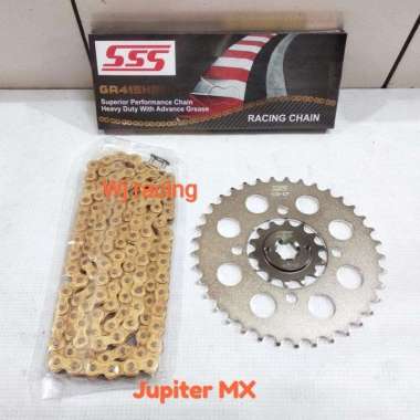 Gear Set SSS Jupiter MX dan Rantai SSS 415 HSBT 15 39