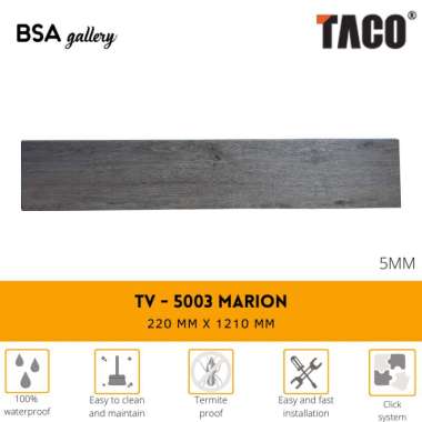 TACO VINYL 5MM TV 5003 MARION / LANTAI KAYU VINYL CLICK SYSTEM