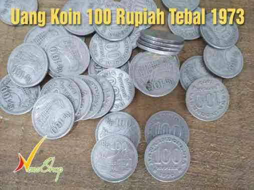 Uang Kuno 100 Rupiah 1973 / Koin lama / Mahar / Rumah Gadang / 10 Keping
