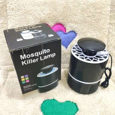 Mosquito Catcher Trap UV Light /Perangkap Nyamuk Elektrik - Hitam 100 % ORIGINAL Multicolor