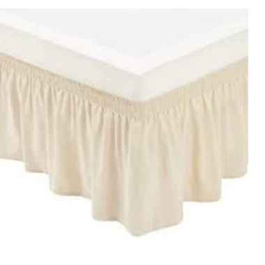 Bed Skirt Rumbai murah Ukuran King Bed 180x200 - Rok Kolong ranjang - Rok Kasur Rumbai Elastic Tingg