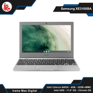 Samsung ChromeBook XE310XBA-KA2ID Celeron N4020 4GB 32GB eMMC Platinum Titan