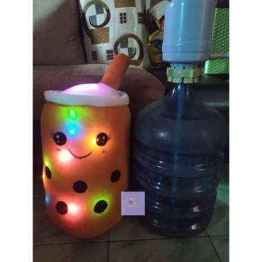 Boneka Boba Jumbo Lampu LED Kedip Murah Coklat