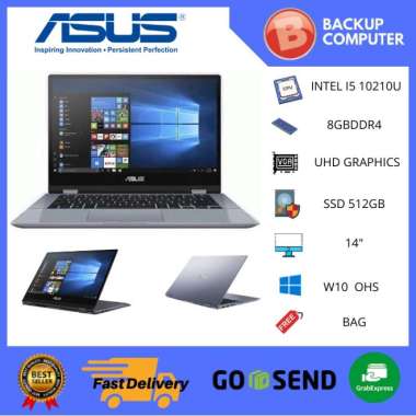 ASUS VIVOBOOK FLIP TP412FA VIPS552 2IN1 TOUCH I5 10210 8GB 512SSD