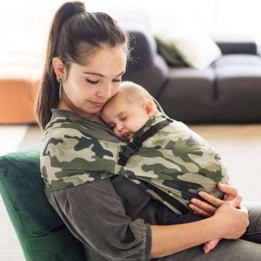 Minimonkey Mini Sling Mesh / Gendongan Bayi Army