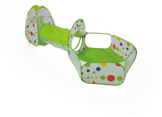 OEM ONE - M6 Mainan Tenda Anak Terowongan 4 in 1 Kolam + Ring Basket Mainan Keranjang Mandi Bola Anak