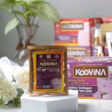 KOOVINA Brazillian Collagen Drink Minuman Kesehatan Kolagen Halal Tato Latte
