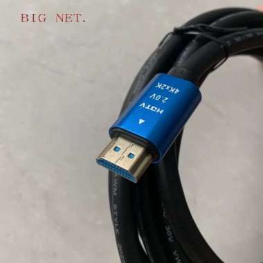 KABEL HDMI V2.0-15Meter 4K / CABEL HDMI V2.0-15m 4K - Biru ORIGINAL 100 % Multicolor