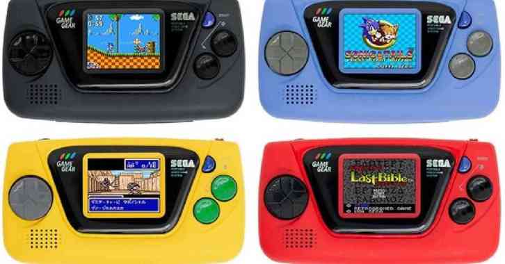 Game Gear Micro Sets of 4 With Micro Big Window (Japan Ver)
