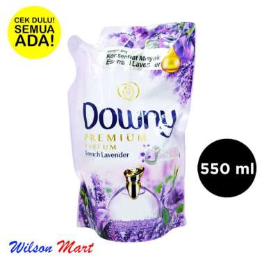 DOWNY PREMIUM PARFUM FRENCH LAVENDER 550 ML REFILL SOFTENER DAN PEWANGI