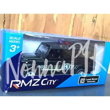 BEST SELLER DIECAST RMZ LAND ROVER DEFENDER HITAM POLICE 30