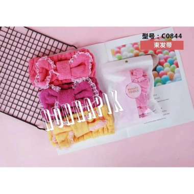 BANDANA PITA - BANDANA BIG BOW -BANDANA MASKER -BANDO KAIN - MAKE UP