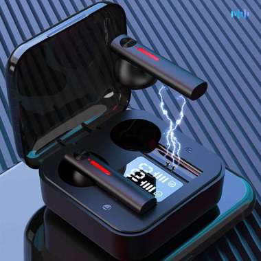 T13 Headset Tws Wireless Earphone Bluetooth airbuds Hitam