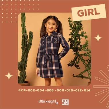 Little X∙eight Girl Razita Tunic 5-6 tahun Multi Color