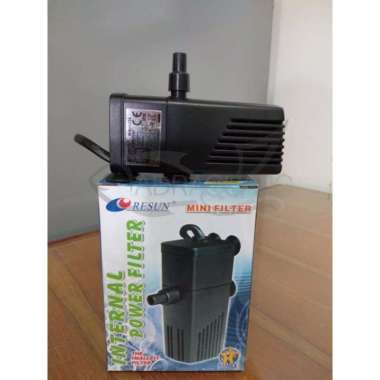 RESUN MINI FILTER INTERNAL POWER FILTER POMPA AIR CELUP AQUARIUM
