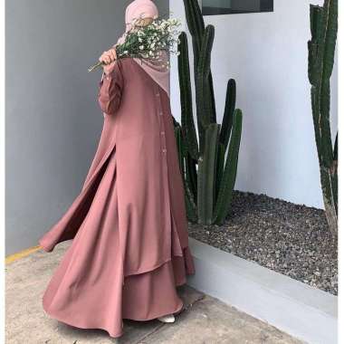 Annaya set rok + tunik ( S M L XL XXL ) bahan torryburch busui friendly busana muslim jumbo original