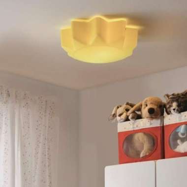 Lampu Hiasan Plafon & Dinding Kamar Anak Bentuk Matahari Cantik_Kuning