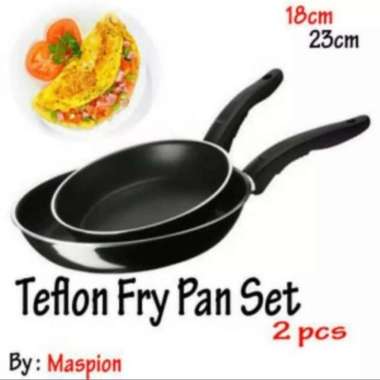 teflon maspion 2pcs wajan anti lengket