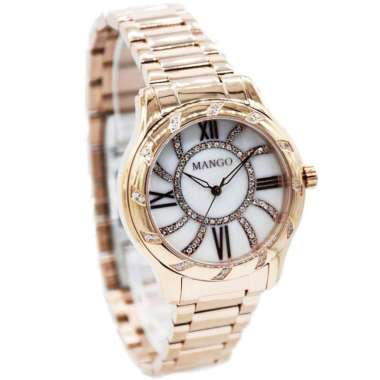 MANGO MA6702L-81R - Jam Tangan Wanita Original - Rose Gold