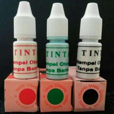 Tinta Stempel Otomatis / Tinta Manis / Tinta Flash Biru