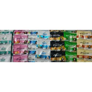 Emeron Shampoo 1 Renceng Isi 12 Sachet Clean&fresh hijab